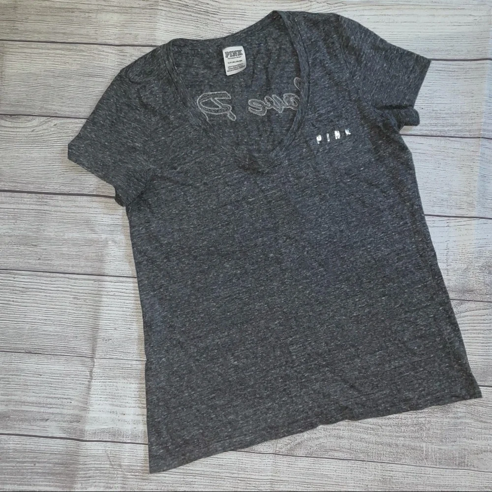 Victoria’s Secret Pink Bling Short Sleeve Top